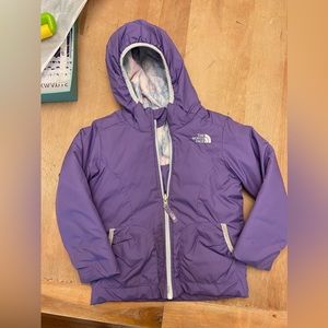 Reversible North Face Jacket 4T Purple